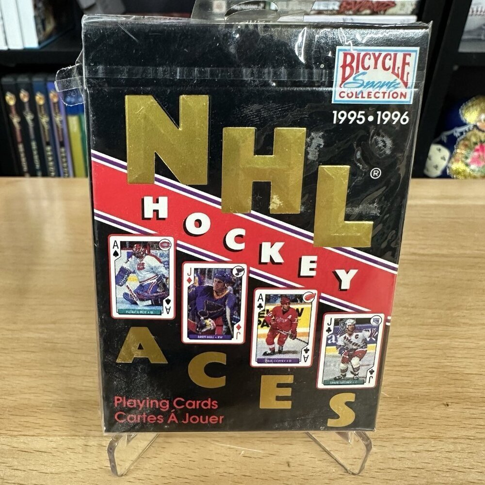 1995 1996 NHL Hockey Aces Bicycle Playing Cards, Wayne Gretzky FACTORY SEALED